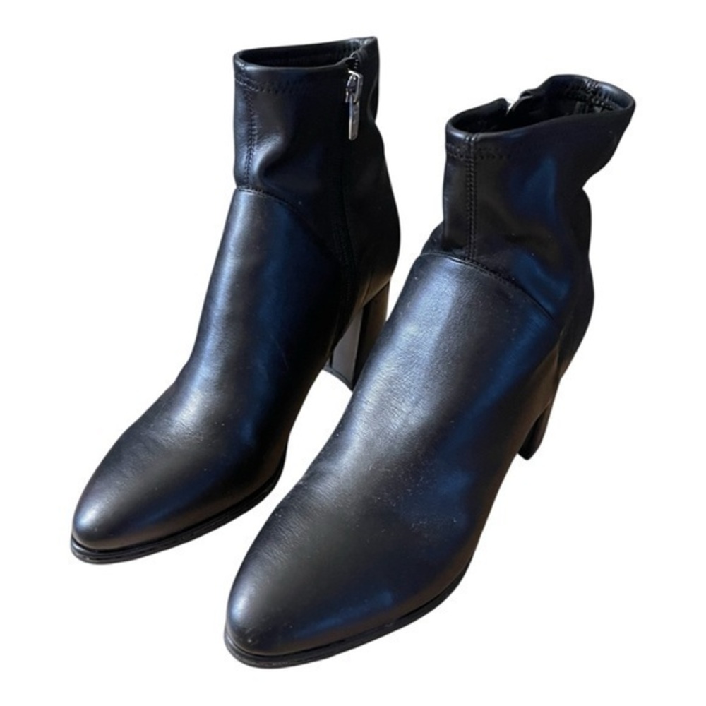 Marc Fisher Sleek Black Ankle Booties
